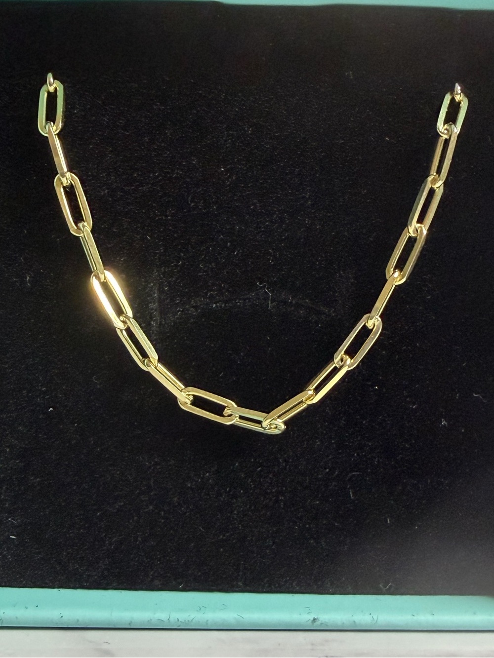 Gold Paperclip Bracelet